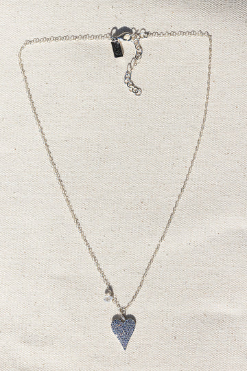 GLIMMER HEART- STERLING SILVER